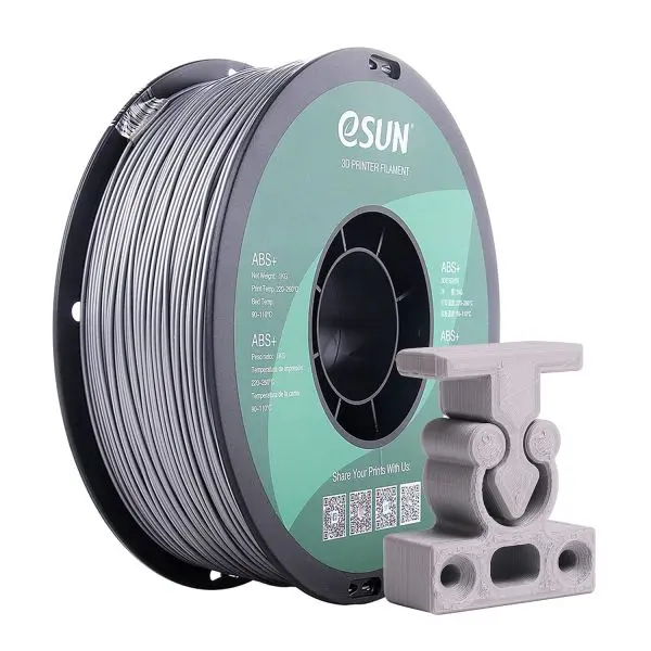 eSun ABS+ 1,75mm SILBER 1kg 3D Drucker Filament
