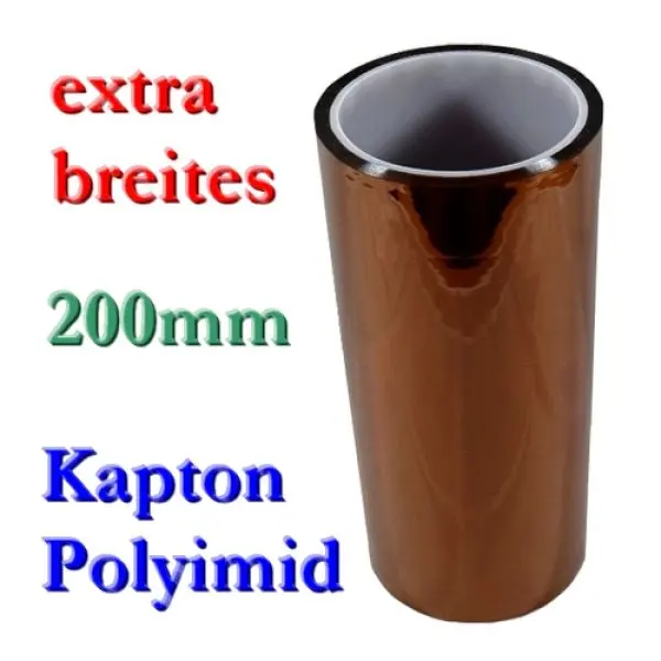Polyimid Rolle Kapton/Koptan hitzebeständig 200mm x 33m