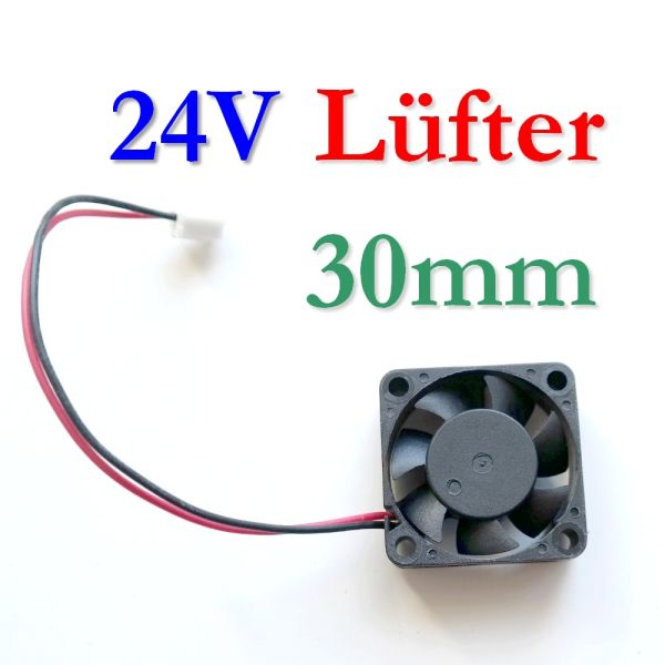 1x 24V 30x30mm quality fan cooler 2Pin connector