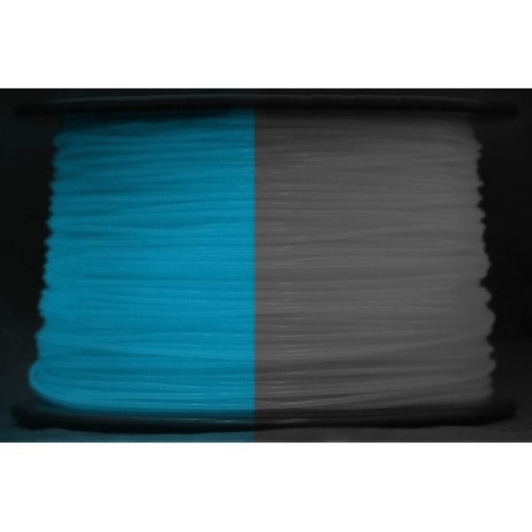 eSun PLA 3.00mm LUMINOUS GLOW BLUE 1kg 3D Printer Filament