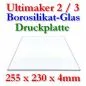 Preview: borosilikat-glas-druckplatte-255x230x4mm-um2-um3-44881-1
