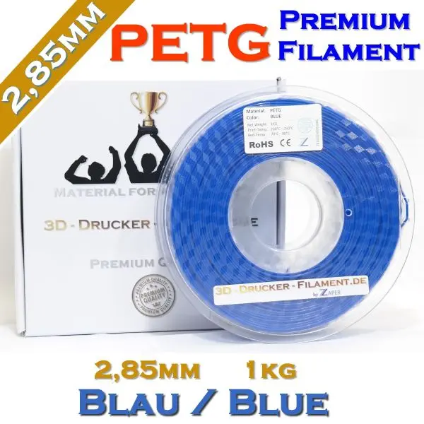 Z3D PETG 2.85mm BLUE 1kg 3D Printer Filament