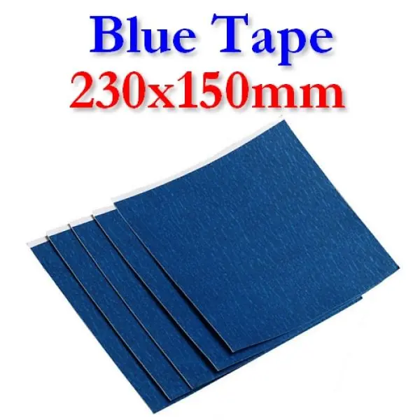 BlueTape printing bed adhesive sheet 230x150mm 2, 5 or 10 sheets