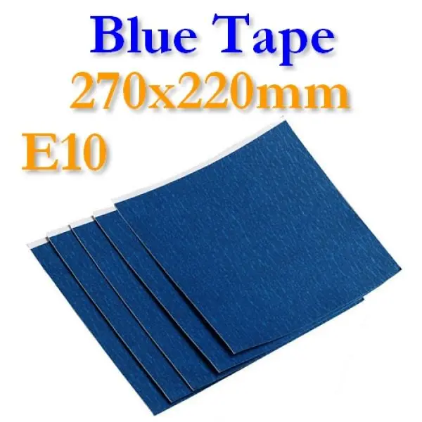BlueTape printing bed adhesive sheet 270x220mm 2, 5 or 10 sheets