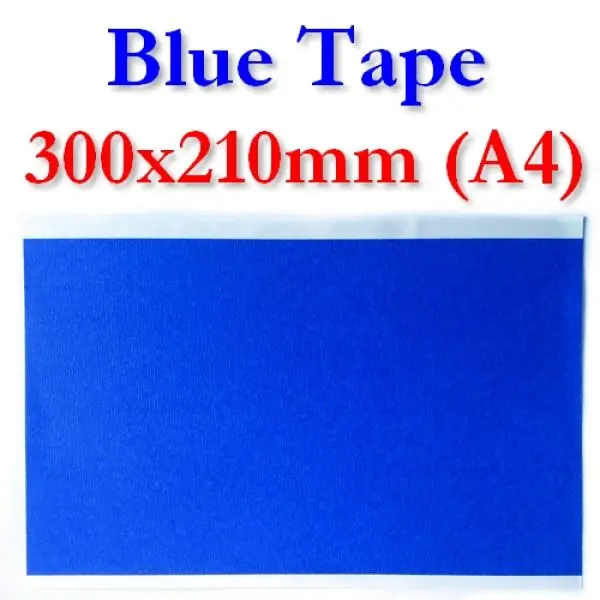 BlueTape printing bed adhesive sheet 300x210mm A4 2, 5 or 10 sheets
