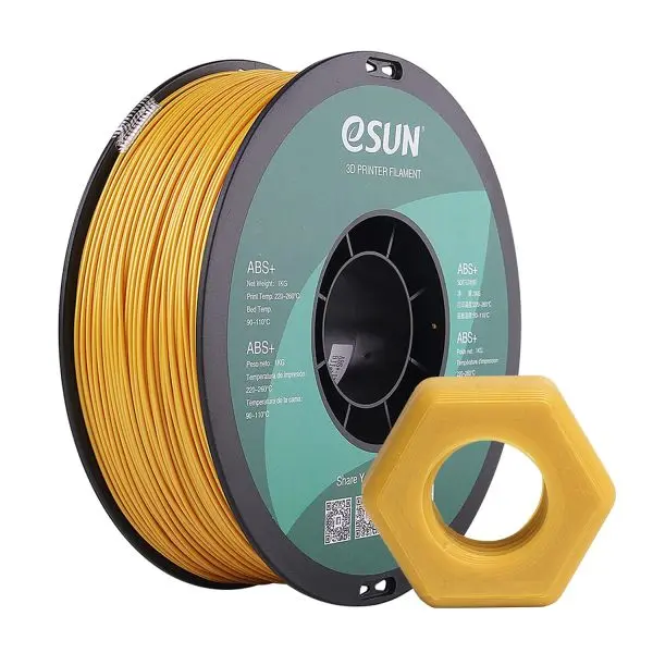eSun ABS+ 1.75mm GOLD 1kg 3D Printer Filament