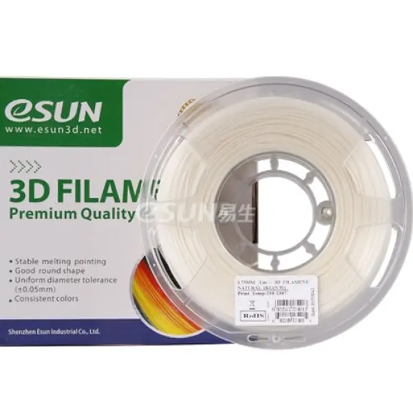 eSun eFLEX 87A 1,75mm NATUR WEIß 1kg 3D Drucker Filament