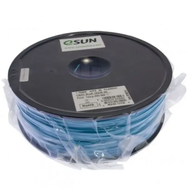 eSun HIPS 1.75mm BLUE-LIGHT 1kg 3D Printer Filament