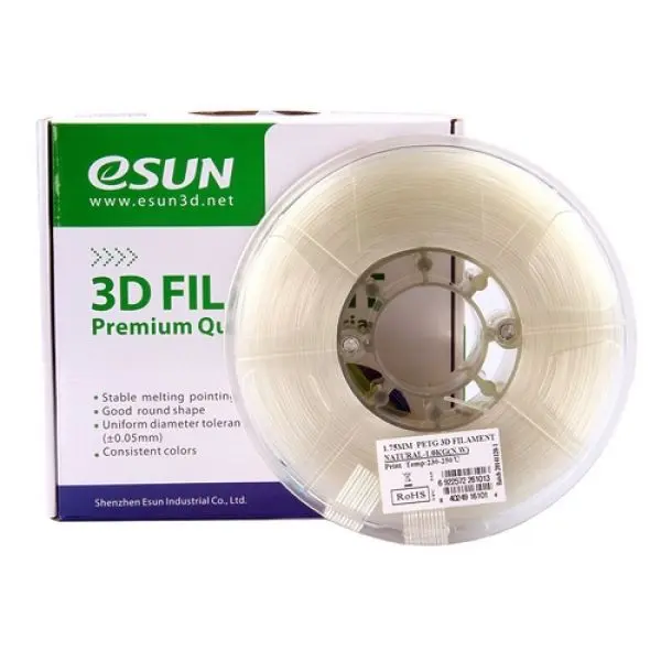 eSun PETG 3,00mm NATURAL 1kg 3D Drucker Filament