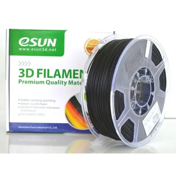 eSun PETG 3.00mm BLACK SOLID 1kg 3D Printer Filament
