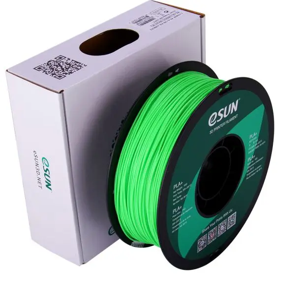 eSun PLA+ 1.75mm GREEN-LIGHT 1kg 3D Printer Filament