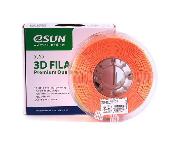 eSun PLA 3,00mm ORANGE 1kg 3D Drucker Filament