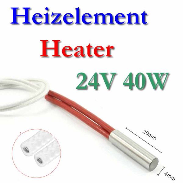 Preview: UM2 Heater cartridge Upgrade 24V 40W 4x20mm