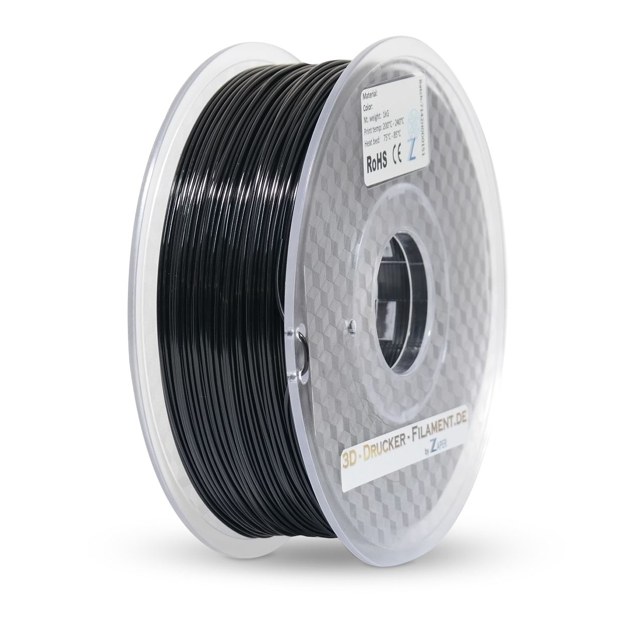 Z3D PETG filament BLACK 1.75mm